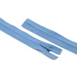 Молния потайная М-25 Тип-3 неразъемная х/б голубо-серая