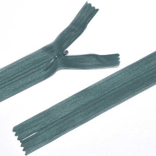 Молния потайная М-25 Тип-3 неразъемная нейлон серая темная