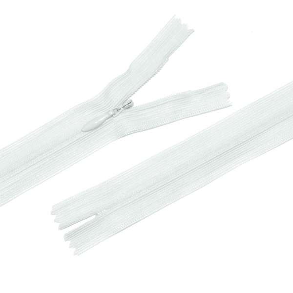 Молния потайная М-25 Тип-3 неразъемная нейлон голубая бледная