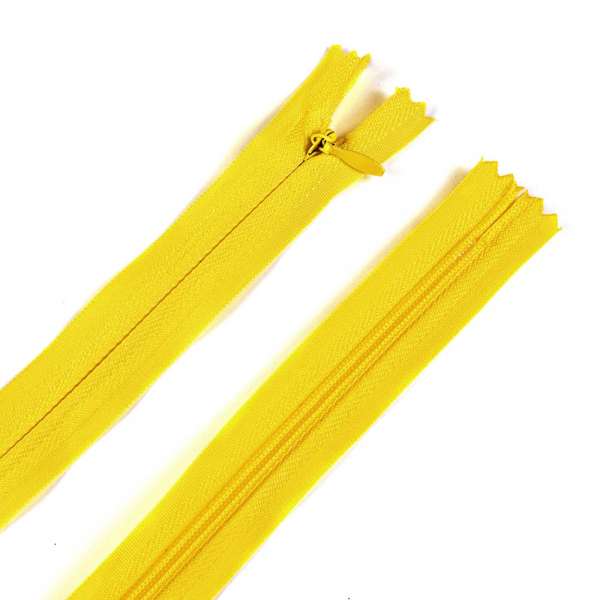 Молния потайная М-25 Тип-3 неразъемная х/б горчично-желтая