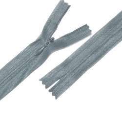 Молния потайная М-25 Тип-3 неразъемная нейлон графитовая