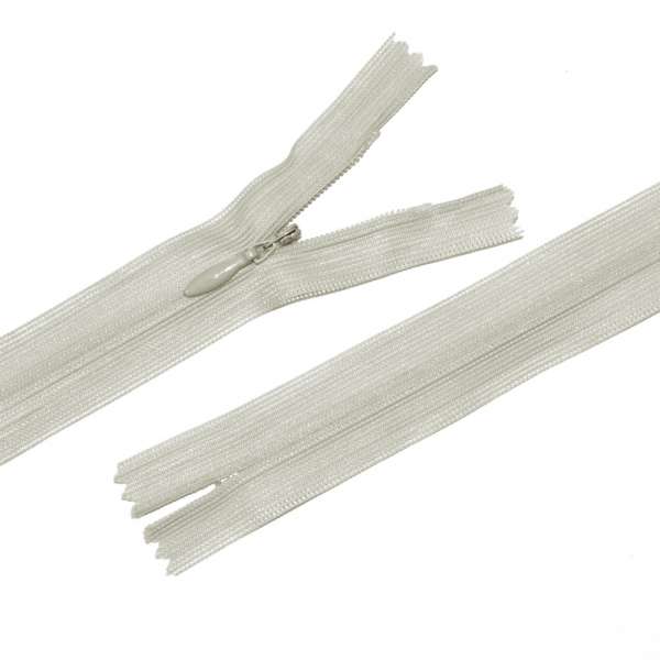 Молния потайная М-25 Тип-3 неразъемная нейлон светло-оливково-серая