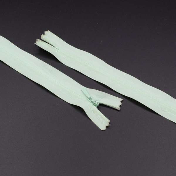 Молния потайная М-25 Тип-3 неразъемная х/б салатовая мятная