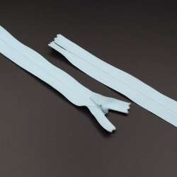 Молния потайная М-25 Тип-3 неразъемная х/б голубая яркая