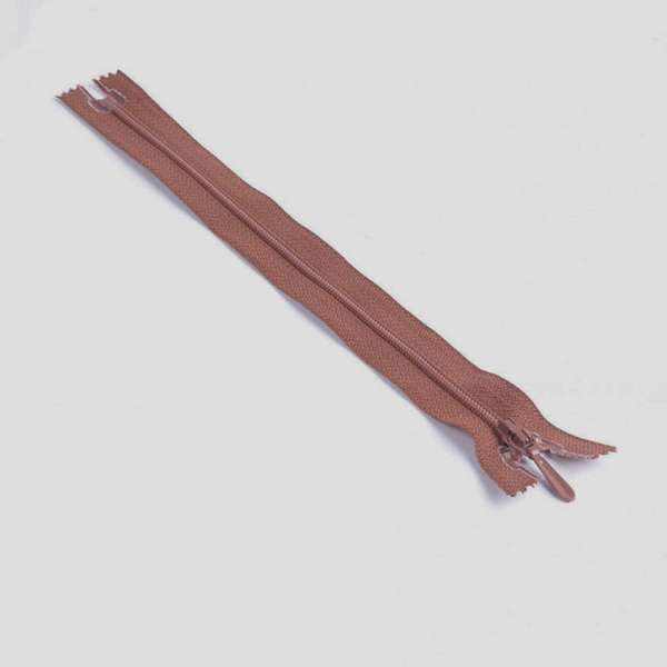 Молния спиральная М-25 Тип-3 неразъемная х/б рыжая темная