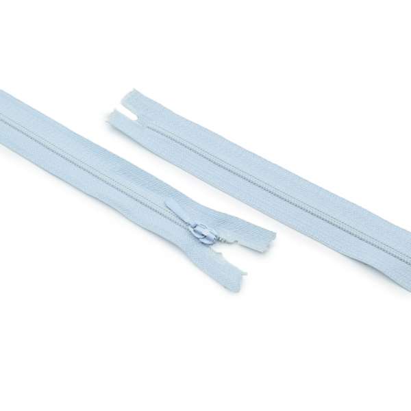 Молния спиральная М-25 Тип-3 неразъемная х/б голубая светлая