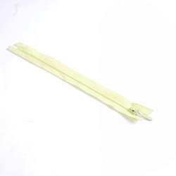 Молния спиральная М-25 Тип-3 неразъемная х/б желтая светлая