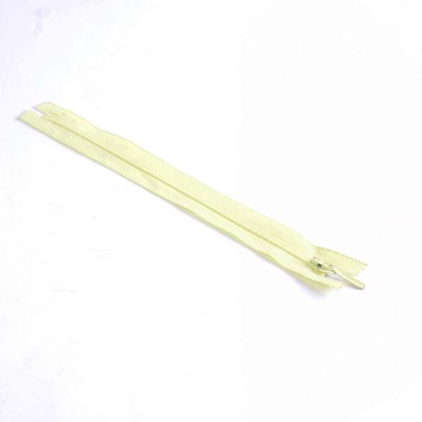 Молния спиральная М-25 Тип-3 неразъемная х/б желтая светлая