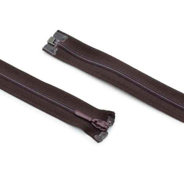 Молния спиральная М-25 Тип-3 разъемная х/б черничная