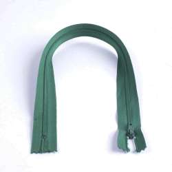 Молния спиральная М-35 Тип-3 неразъемная х/б зеленая темная