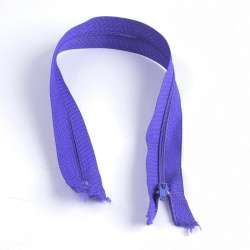 Молния спиральная М-37 Тип-3 неразъемная фиолетовая