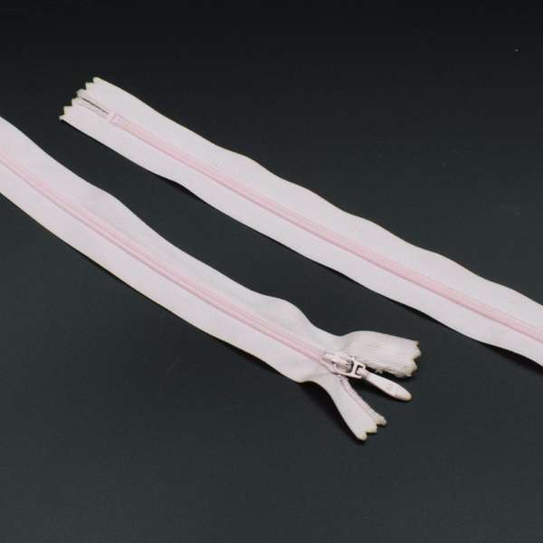 Молния спиральная М-40 Тип-3 неразъемная х/б розовая светлая