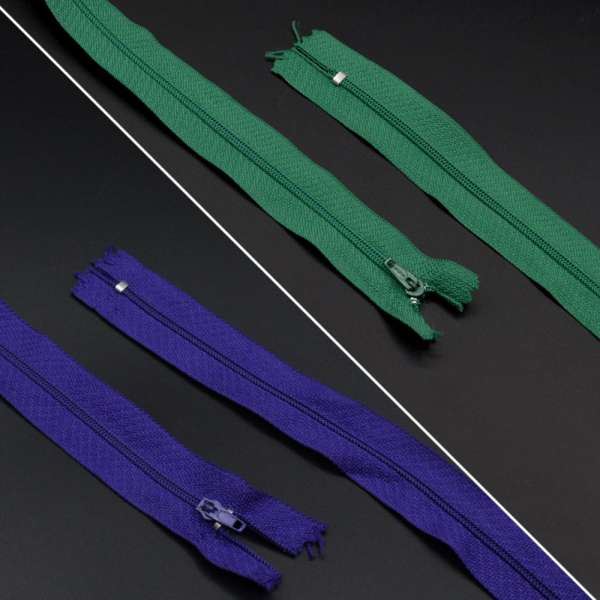 Молния спиральная М-50 Тип-2 неразъемная х/б фиолетовая темная