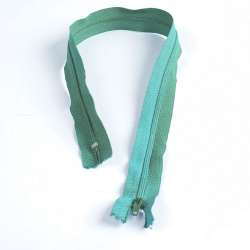 Молния спиральная М-50 Тип-2 неразъемная х/б зеленая