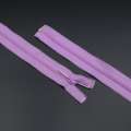 Молния спиральная М-60 Тип-2 разъемная нейлон сиренево-розовая бледная