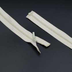 Молния спиральная М-60 Тип-2 разъемная х/б кофейно-пепельная светлая