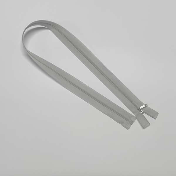 Молния спиральная М-60 Тип-2 нейлон мышиная светлая