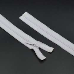 Молния спиральная М-60 Тип-2 разъемная нейлон сиреневая светлая тусклая