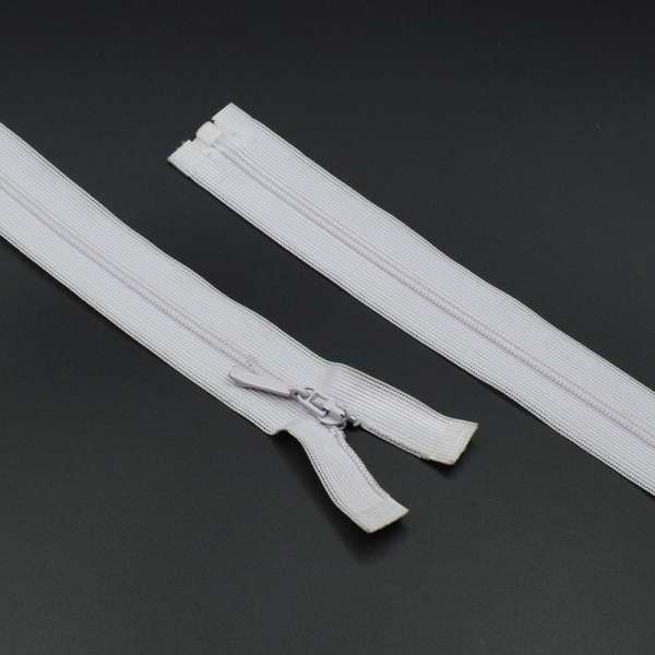 Молния спиральная М-60 Тип-2 разъемная нейлон сиреневая светлая тусклая