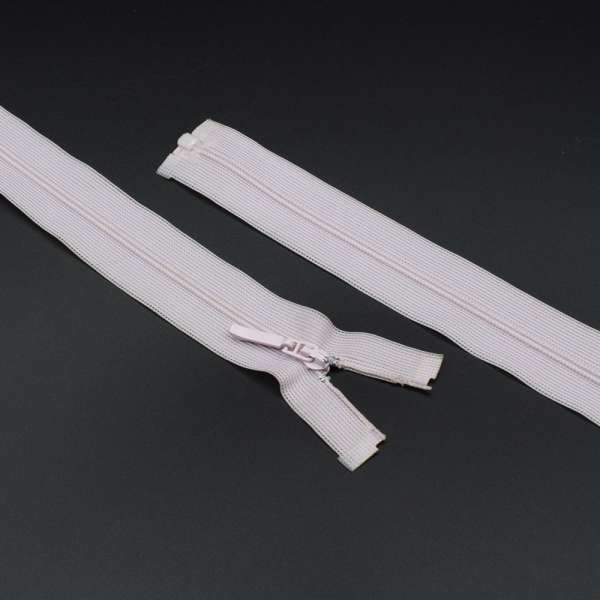 Молния спиральная М-60 Тип-2 разъемная нейлон сиреневая светлая с оттенком цикламена