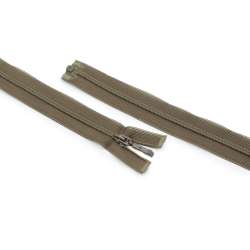 Молния спиральная М-60 Тип-2 разъемная нейлон пепельно-коричневая
