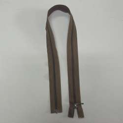 Молния спиральная М-60 Тип-2 неразъемная х/б шоколадная темная