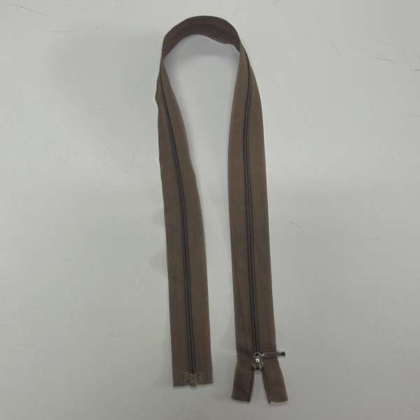 Молния спиральная М-60 Тип-2 неразъемная х/б шоколадная темная