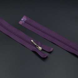 Молния спиральная М-60 Тип-2 разъемная нейлон сиреневая яркая