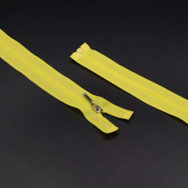 Молния спиральная М-60 Тип-2 разъемная нейлон желтая яркая