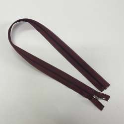 Молния спиральная М-60 Тип-2 неразъемная нейлон свекольная темная