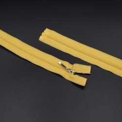 Молния спиральная М-60 Тип-2 разъемная нейлон желтая с рыжим оттенком