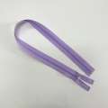 Молния спиральная М-60 Тип-2 неразъемная нейлон сиреневая светлая яркая