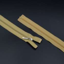 Молния спиральная М-60 Тип-2 разъемная нейлон кофейно-молочная