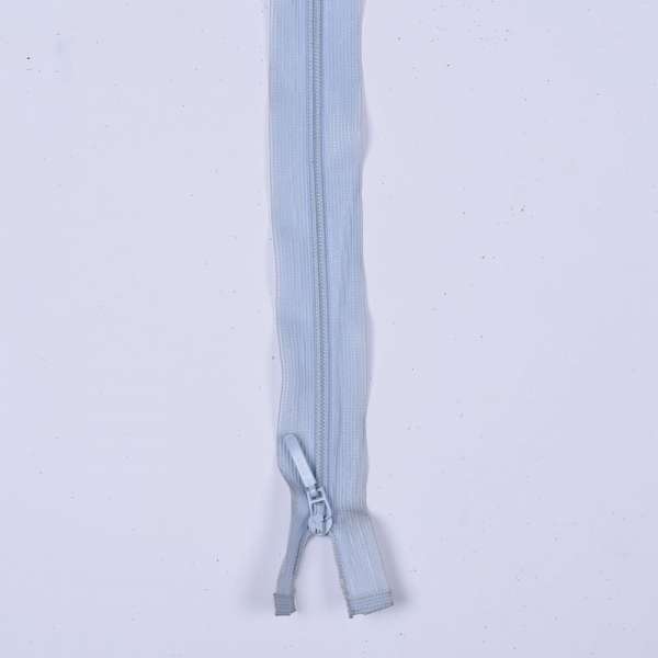 Молния спиральная М-60 Тип-2 неразъемная х/б голубая