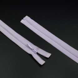 Молния спиральная М-60 Тип-2 разъемная х/б небесно-сиреневая