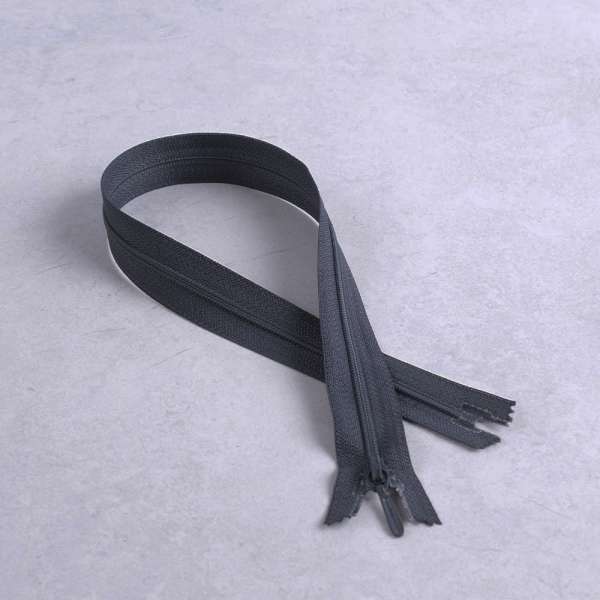 Молния спиральная М-60 Тип-2 неразъемная х/б серо-графитовая