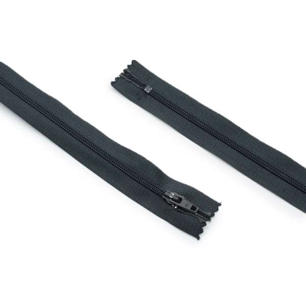 Молния спиральная М-60 Тип-2 неразъемная х/б сине-болотная