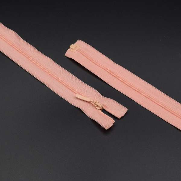 Молния спиральная М-50 Тип-3 разъемная нейлон коралловая светлая