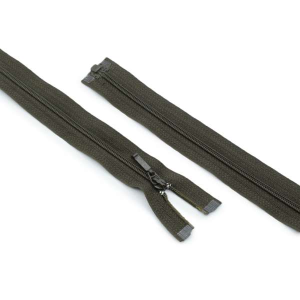 Молния спиральная М-50 Тип-3 разъемная х/б оливково-зеленая темная