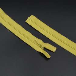 Молния спиральная М-60 Тип-3 разъемная нейлон салатово-оливковая светлая