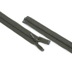 Молния спиральная М-60 Тип-3 разъемная нейлон зелено-болотная