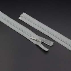 Молния спиральная М-60 Тип-3 разъемная нейлон серо-сизая