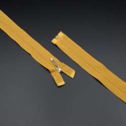 Молния спиральная М-60 Тип-3 разъемная нейлон песочно-рыжая