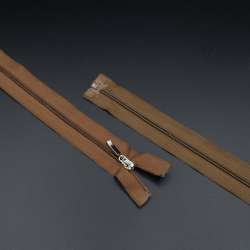 Молния спиральная М-60 Тип-3 разъемная нейлон шоколадная темная