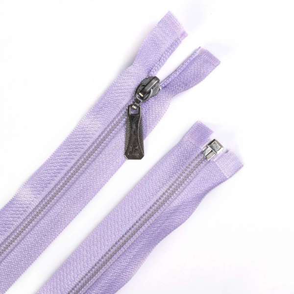 Молния спиральная М-70 Тип-5 разъемная х/б лаванда