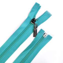 Молния спиральная М-70 Тип-5 разъемная х/б бирюзовая