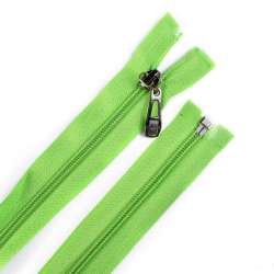 Молния спиральная М-70 Тип-5 разъемная х/б салатовая