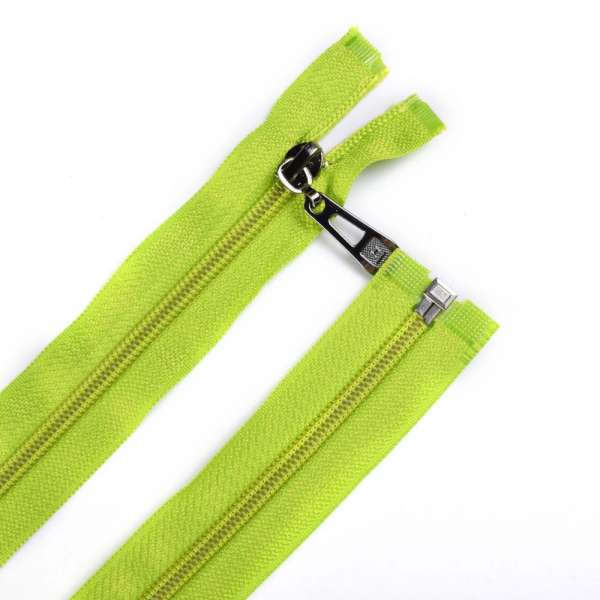 Молния спиральная М-70 Тип-5 разъемная х/б лайм