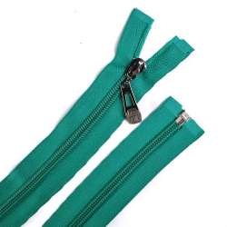 Молния спиральная М-70 Тип-5 разъемная х/б бирюзовая темная