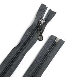 Молния спиральная М-70 Тип-5 разъемная х/б серая